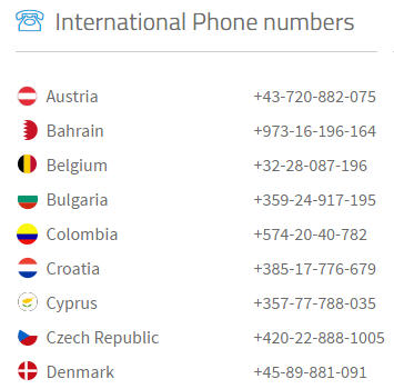 International Local Numbers 3